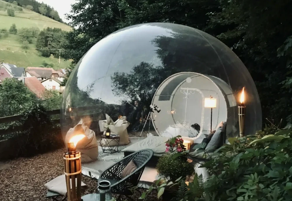 outdoor clear bubble tent