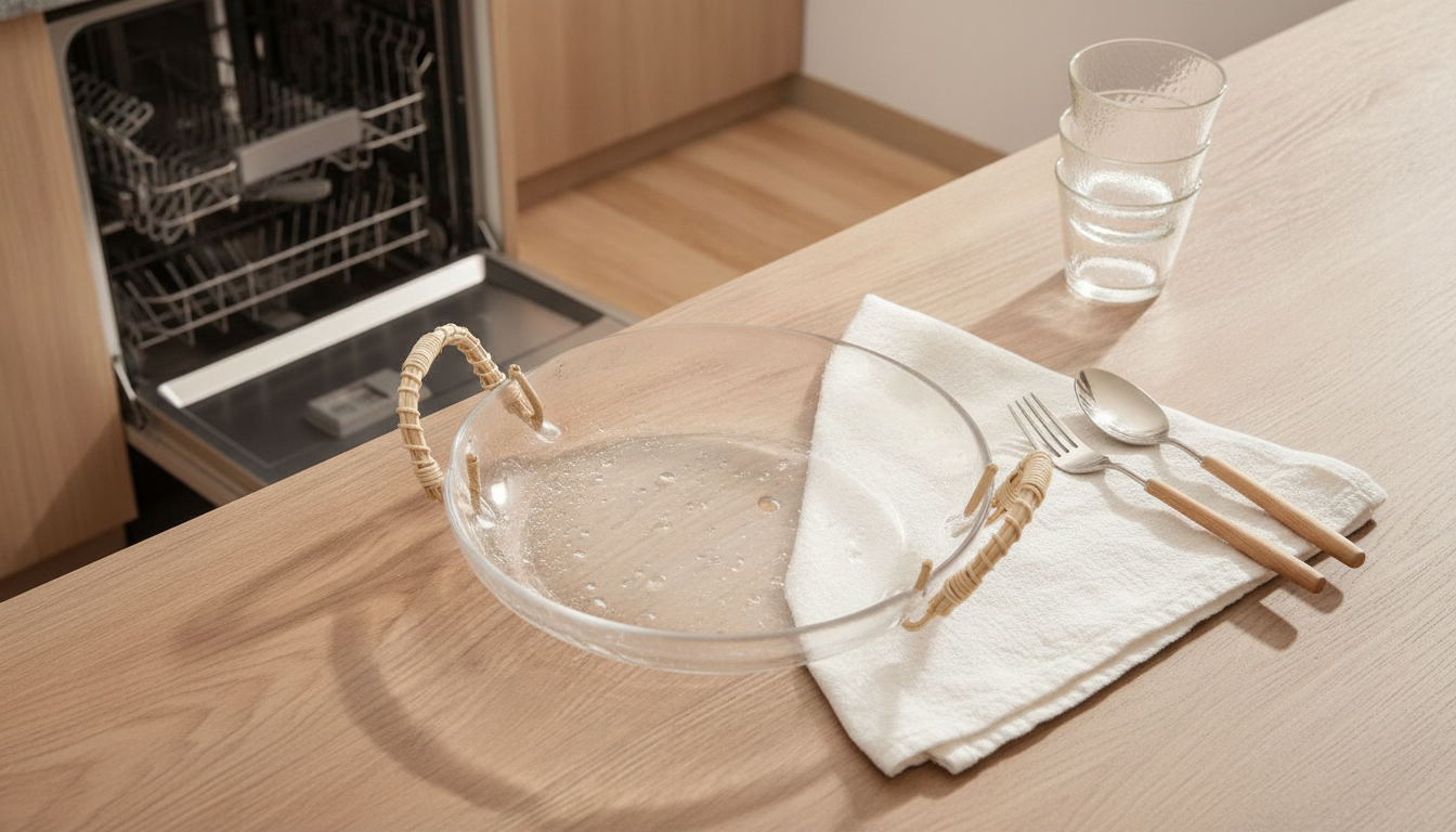 Dishwasher Safety for Rattan & Glass Fruit Plates